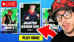 NEW Fortnite x Jujutsu Kaisen DUO TOURNAMENT! (Free Rewards)