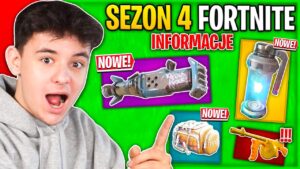 NOWY SEZON 4 w Fortnite! WSZYSTKIE INFORMACJE