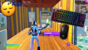 Razer Huntsman V2 TKL😴Relaxing Keyboard ASMR + LoFi Music Fortnite Gameplay 240FPS