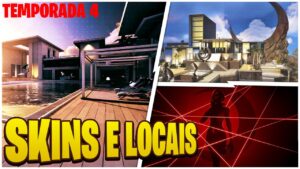 SKINS E LOCALIZAÇÕES DA TEMPORADA 4 REVELADAS