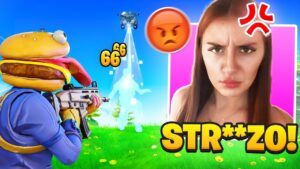 STREAMSNIPERO una RAGAZZA Carina, poi DONO 1000€ e...(Fortnite)