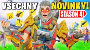 VŠECHNY NOVINKY *NOVÉ* FORTNITE SEASON 4 CHAPTER 4!!