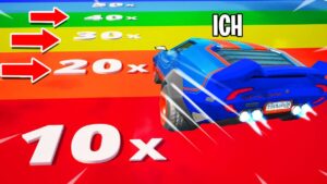 Welches Auto springt weiter auf der XXL RAMPE in Fortnite!