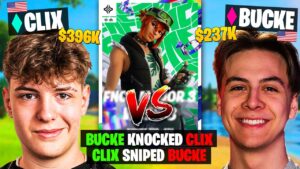 When Fortnite PROS Fight Eachother in COMP #7 | BUCKE VS CLIX!