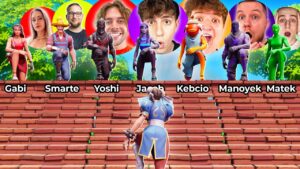 Wyzwałam WSZYSTKICH YouTuberów na 1vs1 w Fortnite! (Jacob, Kebcio, Manoyek, Yoshi i inni)