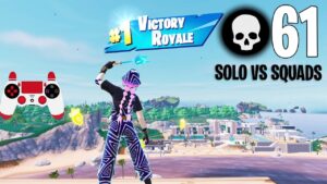 61 Elimination Solo Squads Gameplay "Build / Zero Build" Wins (Fortnite Chapter 4 Season 4)
