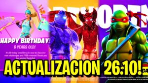 ACTUALIZACION 26.10 DE FORTNITE !! (Recompensas, Colaboraciones, Eventos, Super Estilos y Mas!!)