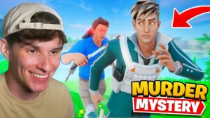 Alvi geht UNDERCOVER 🤓 in Fortnite Murder Mystery! - (Wer ist der bessere Impostor?)