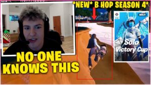 CLIX Uses NEW BUNNY HOP EXPLOIT & Plays FIRST SOLO Cash Cup of SEASON 4! (Fortnite Moments)