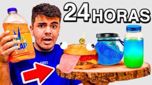 COMIDAS DE FORTNITE POR 24 HORAS!