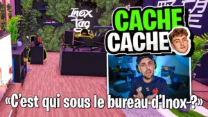 Cache cache dans le setup d'Inoxtag !