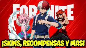 ¡FILTRADO! SKINS de MY HERO ACADEMIA x FORTNITE PARTE 2 🔥 SKINS, RECOMPENSAS, FECHA y MAS! 😱🎁