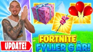 FORTNITE FYLLER 6 ÅR