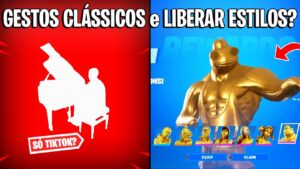 FORTNITE - GESTOS CLÁSSICOS, LIBERAR ESTILOS e UPDATE 26.10?