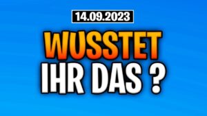 Fortnite Daily Item Shop 14.9.2023 | WUSSTET IHR DAS ? | Shop von heute 14.9.2023