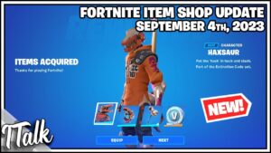 Fortnite Item Shop *NEW* HAXSAUR STARTER PACK! [September 4th, 2023] (Fortnite Battle Royale)