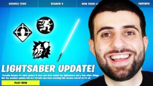 Fortnite Season 4's LIGHTSABER Update!