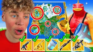 Fortnite, aber NUR mit *MYTISCHEN WAFFEN* gewinnen!