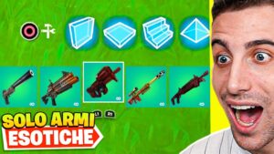 Gioco con SOLO le NUOVE Armi ESOTICHE e VINCO! Stagione 4 Fortnite ITA!