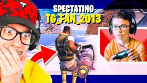 I Spectated a Kid's FIRST Game of Fortnite...