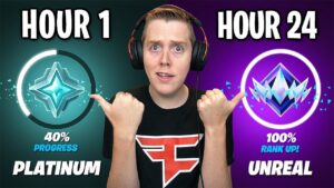 I Tried To SPEEDRUN Fortnite Ranked In 24 Hours... (Season 4)