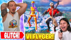 JAG FLYGER MED MIN FLICKVÄN I FORTNITE