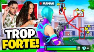 J'apprends à MA MÈRE à jouer à Fortnite ! (elle est trop forte)