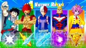 🔥LOSOWY SKIN ANIME MY HERO ACADEMIA CHALLENGE w Fortnite