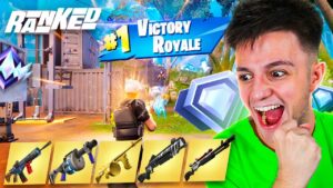 MI PRIMERA VICTORIA EN *RANKED DIAMANTE* DE FORTNITE - Ampeterby7