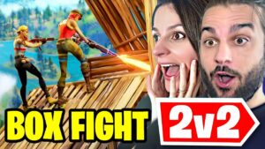NOS PREMIERS BOX FIGHT 2V2 SUR FORTNITE !