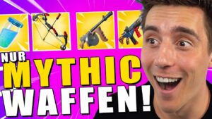 🟨NUR *MYTHISCHE BOSS WAFFEN* CHALLENGE in Fortnite!🟨