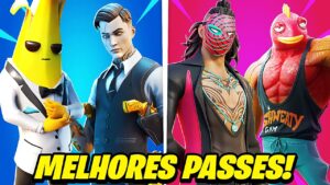 OS MELHORES PASSES DE BATALHA DE CADA CAPÍTULO DO FORTNITE!