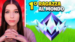 PRIMA RAGAZZA AL MONDO ad UNREAL IN RANKED! FORTNITE ITA