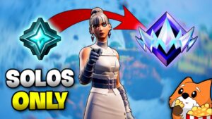 Platinum to Unreal in SOLOS ONLY.. (Fortnite Ranked)