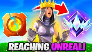 Reaching The HIGHEST RANK in Fortnite Season 4! (Unreal)