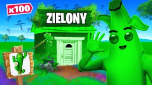 SEKRETNIE UKRYŁEM SIĘ W CUSTOMIE TYLKO DLA ZIELONYCH SKINÓW PRZED EWELA w Fortnite
