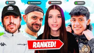 SQUAD UNREAL con Cicciogamer, Nezak e Shmeky in RANKED! FORTNITE ITA