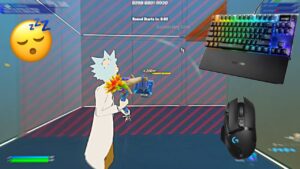 Steelseries Apex Pro TKL ASMR Chill🤩 Piece Control 1v1🏆Satisfying Keyboard Fortnite