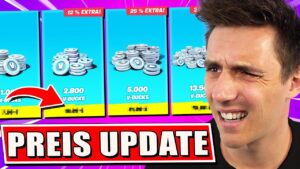📈V-BUCKS werden TEURER?!💰- Fortnite SERCRET UPDATE!🔥
