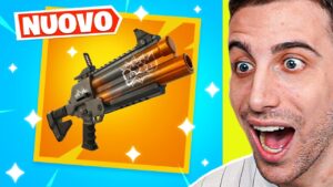 VINCO Giocando col NUOVO LanciaGranate Appiccicose! *FORTISSIMO* Stagione 4 Fortnite ITA!