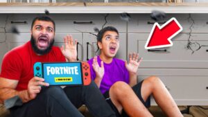 We Survived AN EARTHQUAKE and Played Fortnite 🪨