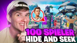 100 Spieler in einem HIDE & SEEK TURNIER in Fortnite! 😳 - (Mega City Undercover Edition)