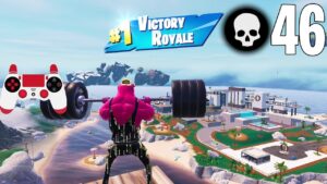 46 Elimination Solo Squads Gameplay "Build Only" Wins (Fortnite Chapter 4 Season 4)