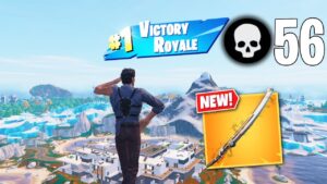 56 Elimination Solo vs Squads Wins Full Gameplay (Fortnite Chapter 4 Season 4)