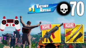 70 Elimination Solo Squads Gameplay "Build / Zero Build" Wins (Fortnite Chapter 4 Season 4)