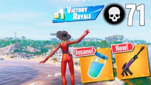 71 Elimination Solo vs Squads WINS Full Gameplay (Fortnite Chapter 4 Season 4)