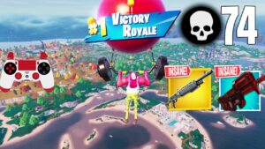 74 Elimination Solo Squads Gameplay "Build / Zero Build" Wins (Fortnite Chapter 4 Season 4)