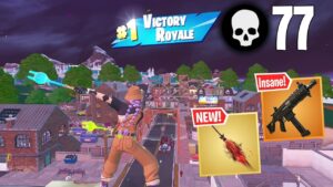 77 Elimination Solo Vs Squads Wins (Fortnite Chapter 4 Season 4 Gameplay)