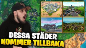 ALLA NYA STÄDER SOM KOMMER TILL FORTNITE ÄR LÄCKTA