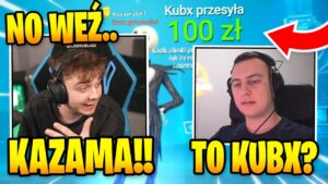 🤔 CZY KUBX I KAZAMA *POGODZĄ SIĘ* PO DRAMIE? KUBX WYSYŁA DONATE KAZAMIE! ~ KULARZ SZOTY